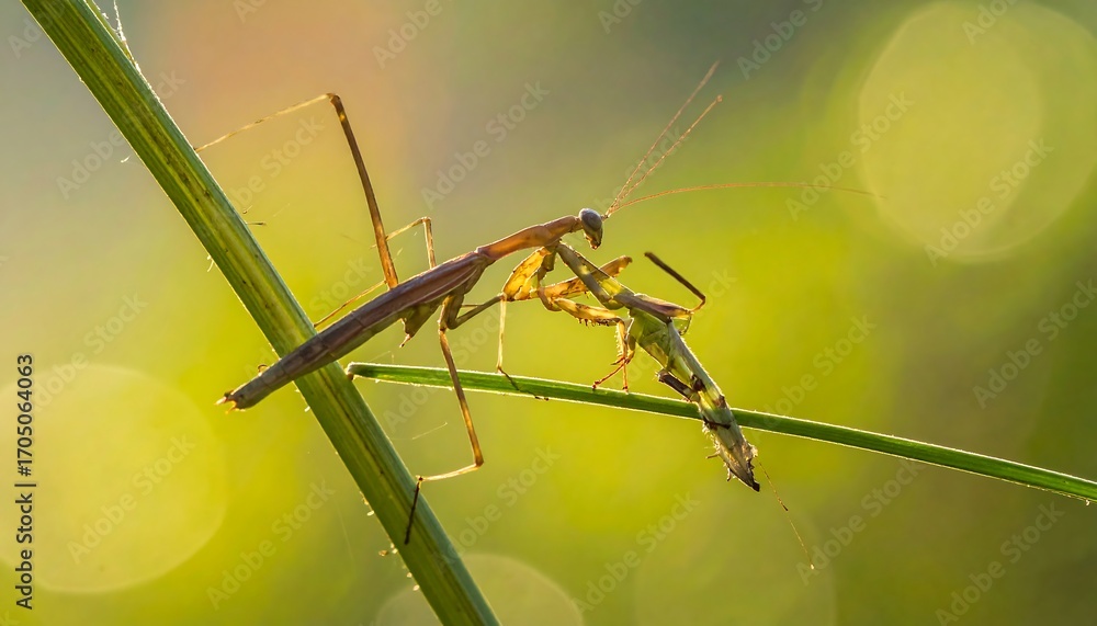 custom made wallpaper toronto digitalMantises on blade of grass