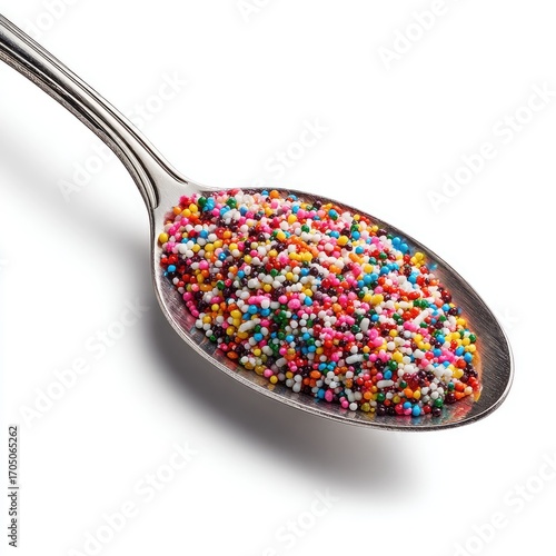 Spoonful of Colorful Sprinkles Candy Topping