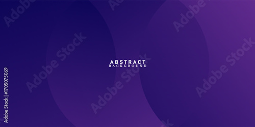 Minimal geometric background. Purple elements with fluid gradient. Dynamic shapes composition.