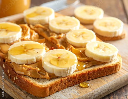 Wallpaper Mural Peanut butter and banana sandwich Torontodigital.ca