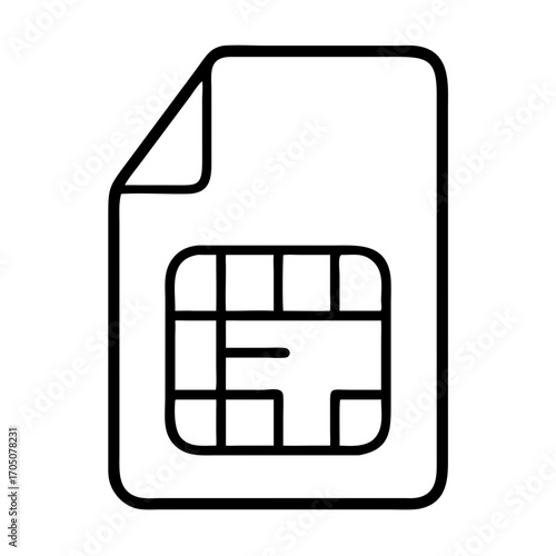Contacts sim card icon transparent background 
