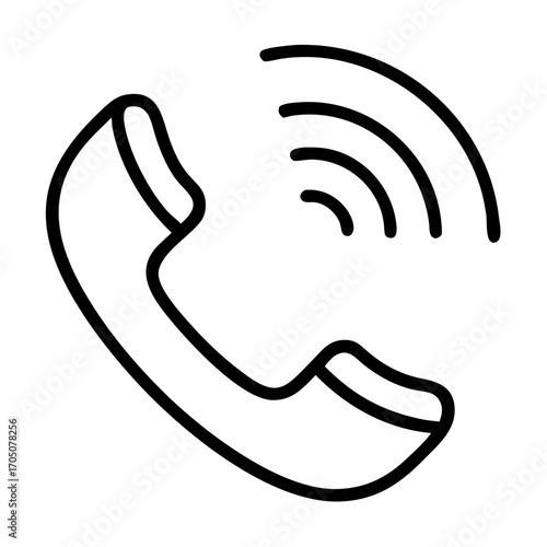 Contacts telephone receiver icon transparent background 
