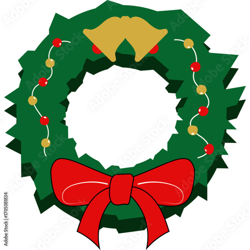 Christmas Green Wreath Decoration