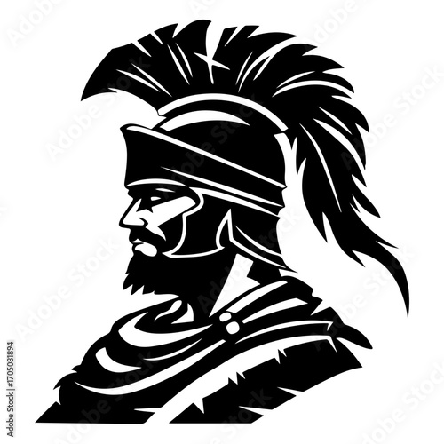 Monochrome Vector Illustration of Mamluk Warrior Soldier Fighter Knight Cavalry Medieval Style Isolated on Transparent Background