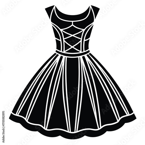 dress vector icon
