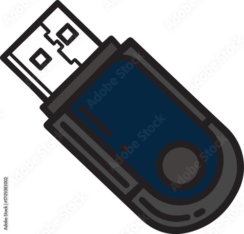 USB storage illustration