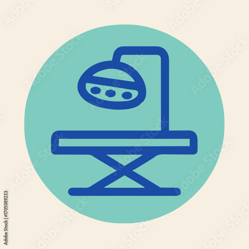 Icon symbols in general hospital areas