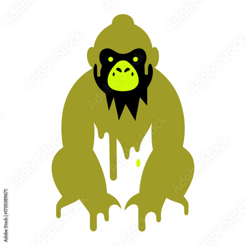 vector illustration of illustration depicting a melting 