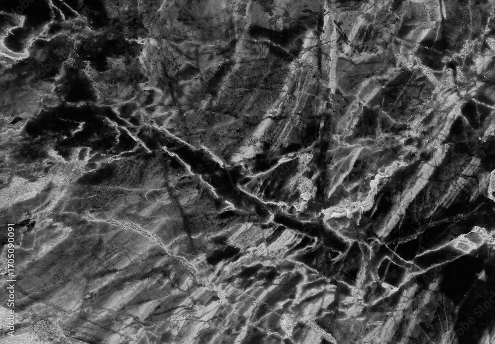 Naklejka premium Black marble natural