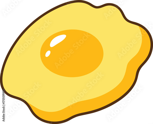 omelette vector clipart illustration transparent background