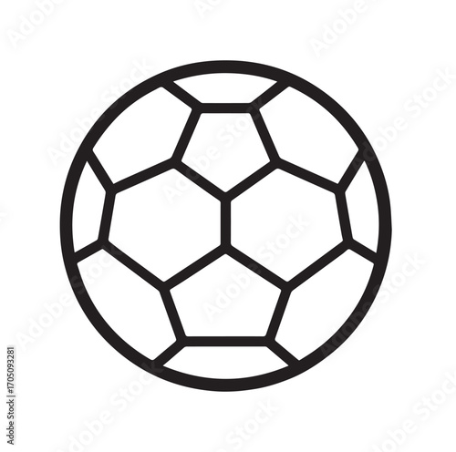 A classic leather soccer ball, isolated on a white background, is ready for a fun game