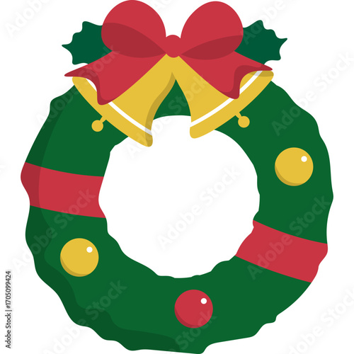 Christmas Green Wreath Decoration