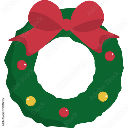 Christmas Green Wreath Decoration