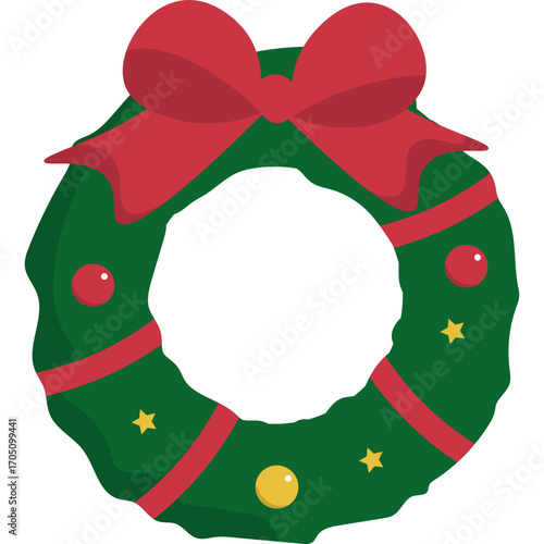 Christmas Green Wreath Decoration