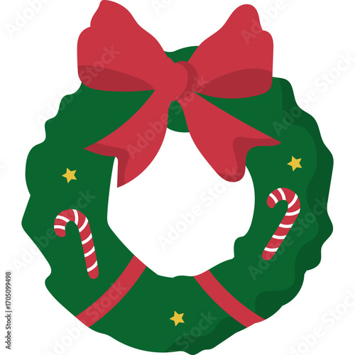 Christmas Green Wreath Decoration