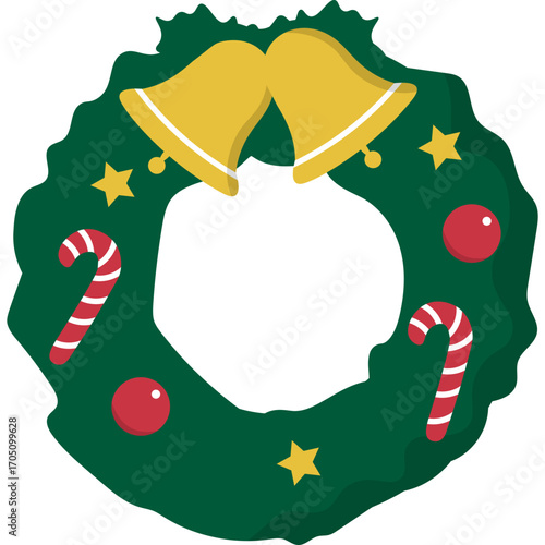 Christmas Green Wreath Decoration