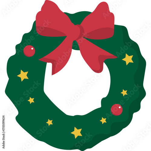 Christmas Green Wreath Decoration
