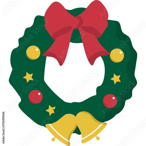 Christmas Green Wreath Decoration