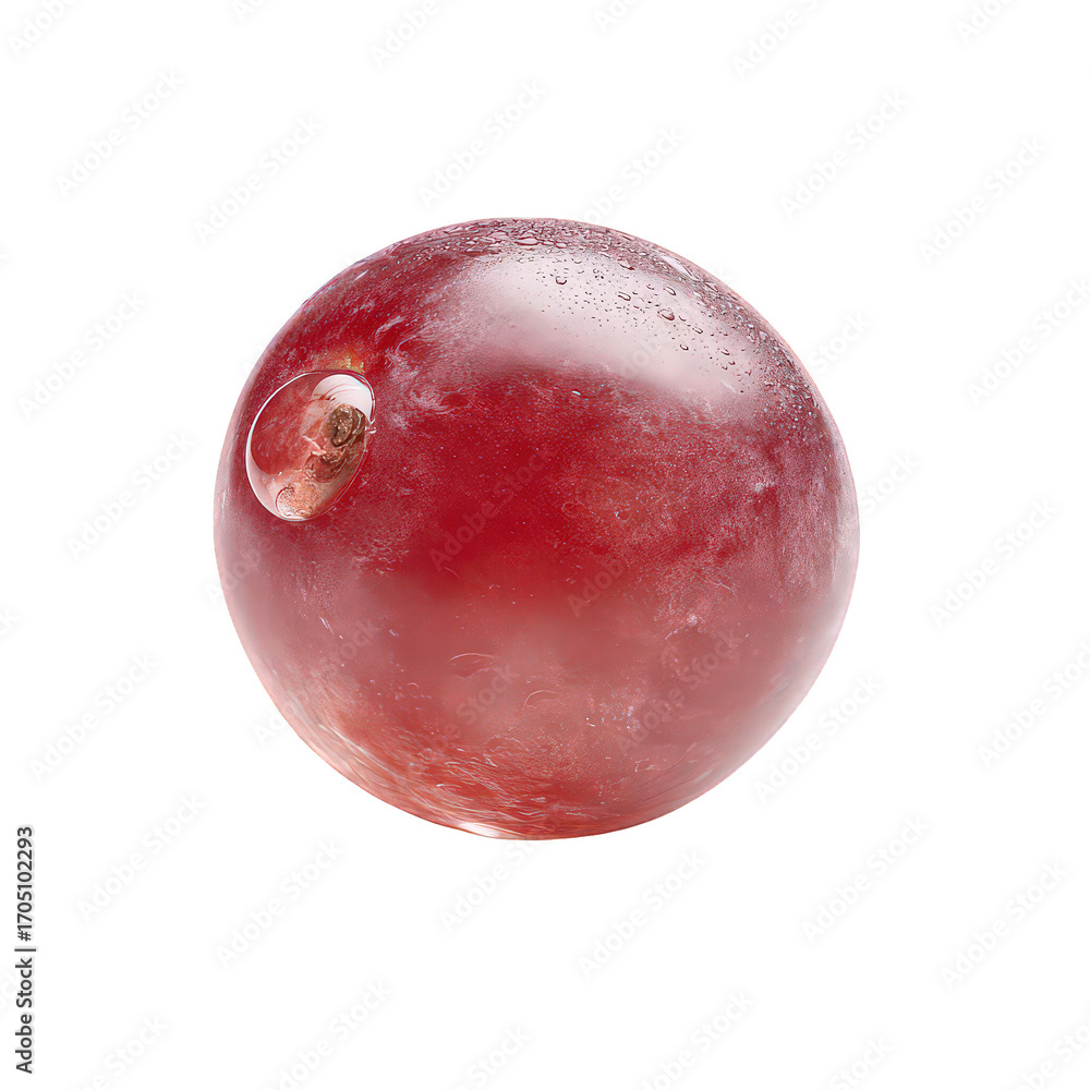Fototapeta premium Red Grape with Transparent Background