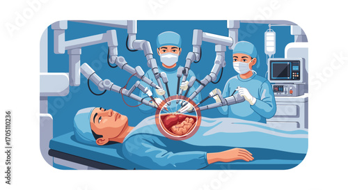 Robotic surgery provides precise treatment with surgeons overseeing the procedure for medical advancement