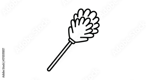Vector illustration of duster