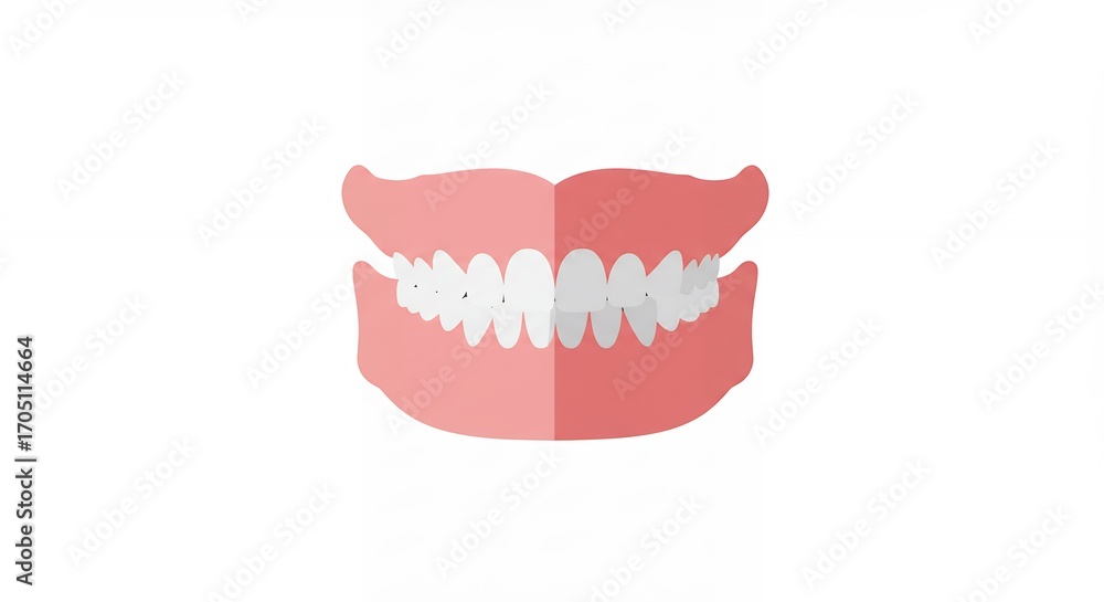 Naklejka premium Dental illustration