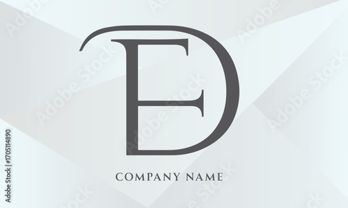 DE, ED Alphabets Letters Logo Monogram (5000x3000 pixels, 300dpi)