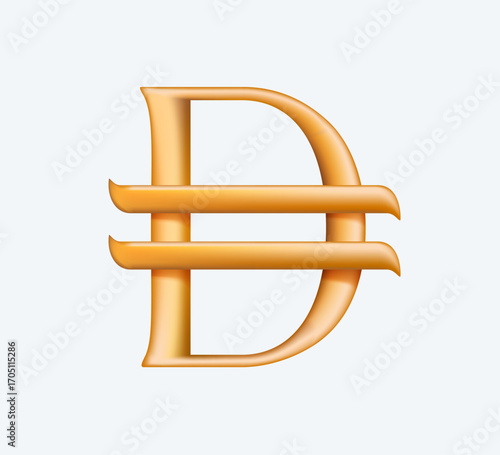 UAE Dirham golden 3D vector illustration, Dirham Currency sign, dirham symbol new, UAE new currency sign, dirham-coins, gold coins with UAE currency logo, United Arab Emirates