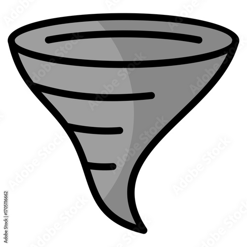 Tornado  Icon Element For Design