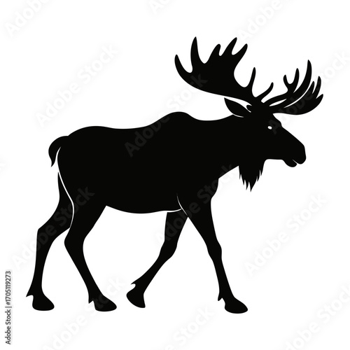 deer silhouette vector