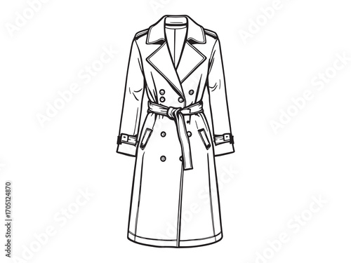 Trench coat stylish timeless autumn winter fashion