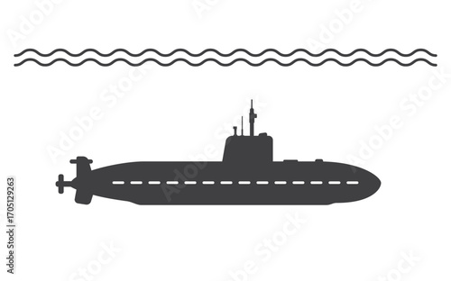 military navy submarine ship icon