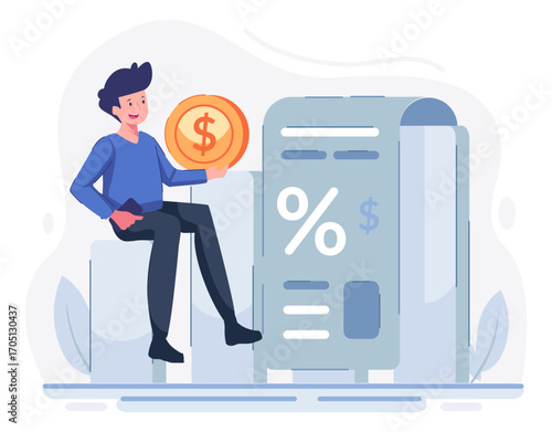 Business & Finance Illustration Pack – Loan, Fintech, Investment, and Modern Financial Concept