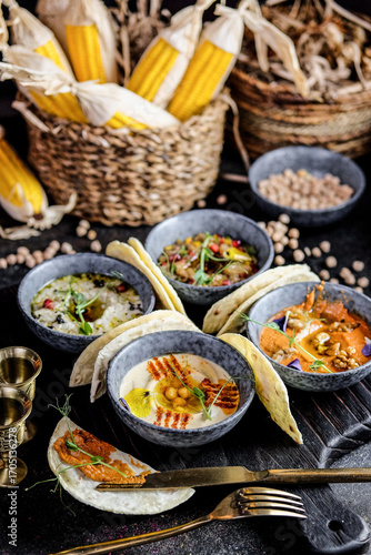 Exploring Delicious Dishes Featuring Tacos and Colorful, Fresh Ingredients for