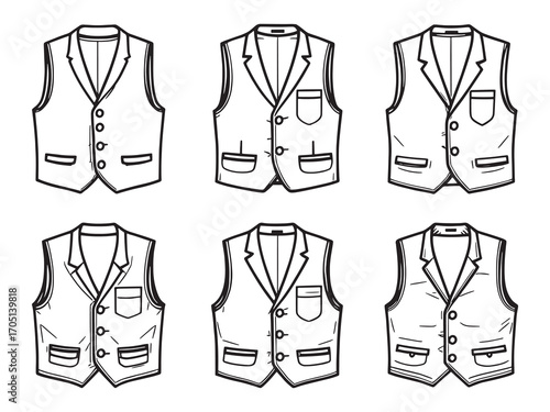 Waistcoat (vest) enhances elegant casual outfit