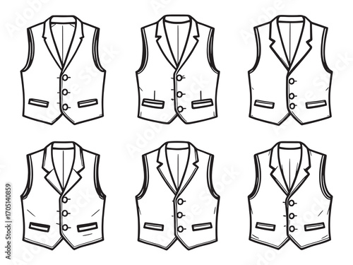 Waistcoat (vest) perfect for office meetings