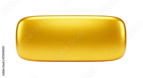 Stunning golden rectangle with smooth rounded corners, perfect for graphic design and luxury brand elements