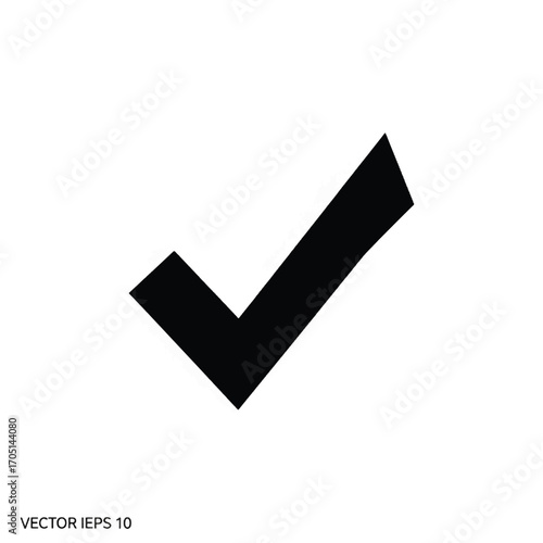 check mark icon symbol indicating success or completion