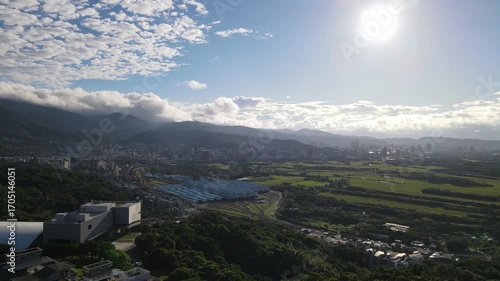 Beautiful Taiwan Under Bright Blue Sky