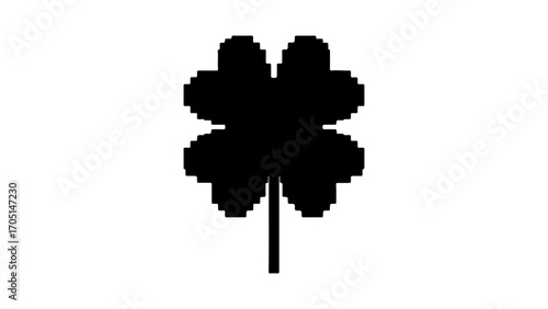 Four leaf clover with transparent background