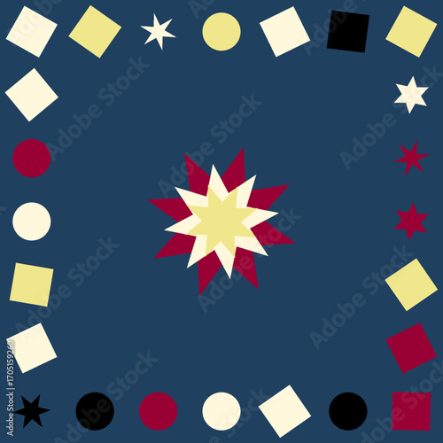 allover geometrical star designs high quality vectors