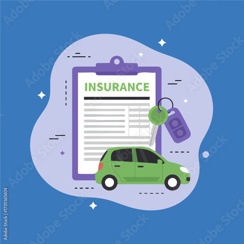"Auto Insurance Policy: Car Protection and Financial Security"