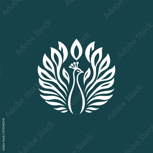 Elegant Peacock Logo