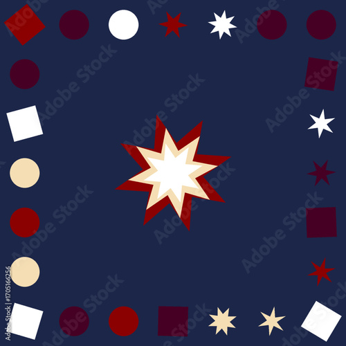 allover geometrical star designs high quality vectors