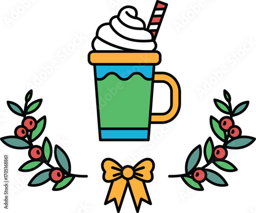 A cup of coffee with whipped cream