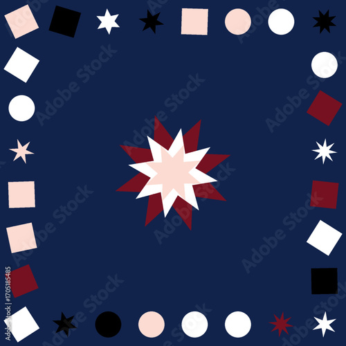 allover geometrical star designs high quality vectors