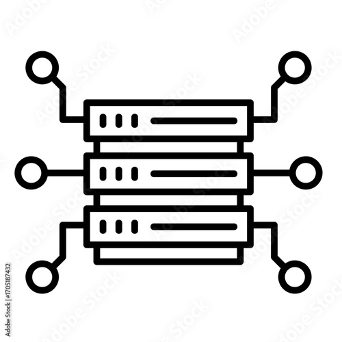 Hosting  Icon Element For Design	