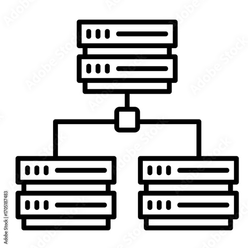 Database  Icon Element For Design	