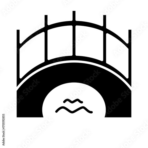 Parks and green place icon