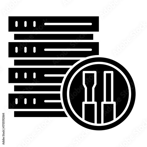 Server  Icon Element For Design	